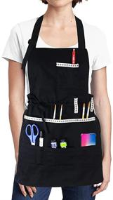 img 4 attached to 🎨 Adjustable Canvas Painting Apron with Pockets for Women and Men - Ideal for Artists, Gardening, Utility Work and More - by FreeNFond