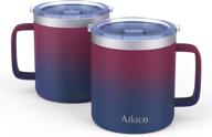 aikico stainless insulated tumbler beverages логотип