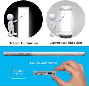 img 2 attached to 🔦 Rechargeable Wireless Motion Sensor Light - Ultra Bright 39 LED Under Cabinet Lighting, Battery Operated - Magnetic Stick-on for Closet, Wardrobe, Bedroom, Kitchen, Hallway, Stairway