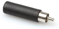 hosa gpr-104 1/4-inch female ts to rca male adapter logo