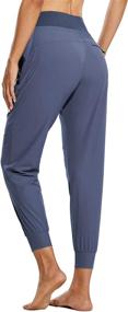 img 3 attached to BALEAF Women's Quick Dry High Waist Hiking Jogger Pants with Zipper Pockets