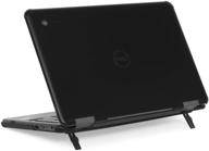 🔒 durable mcover hard shell case for 11.6" dell chromebook 11 3100 education - dell-c3100-non2in1 black (non-compatible with 2-in-1 models) logo