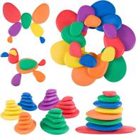 🏫 colorful building educational preschool - achieving optimal balance logo