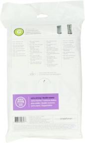 img 2 attached to 🗑️ simplehuman Code G Custom Fit Drawstring Trash Bags, 30 Liter / 8 Gallon, White, Pack of 20