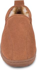 img 1 attached to 🐑 Fuss-Free Comfort: RJs Fuzzies Sheepskin Slippers in Chestnut