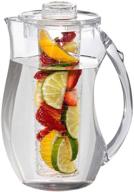 🍹 home essentials & beyond water infuser pitcher - shatterproof acrylic, 93 oz - ideal for iced tea, fruit infused water and juice logo