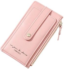 img 4 attached to 👛 Hoyofo Women's Handbags & Wallets: Stylish Leather Credit Organizer Wallets