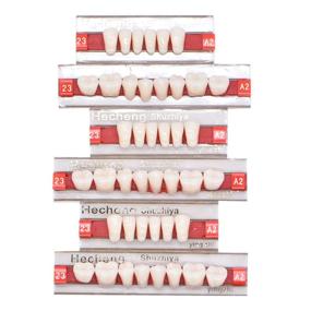 img 2 attached to 84-Piece Dental Synthetic Resin Tooth Denture Set - 3 🦷 Sets of False Teeth for Halloween Horror - Teeth 23 A2