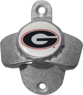 game day essential: ncaa georgia bulldogs wall bottle opener - pop open beverages with style логотип