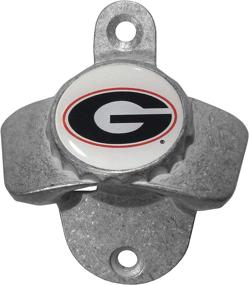 img 2 attached to Game Day Essential: NCAA Georgia Bulldogs Wall Bottle Opener - Pop Open Beverages with Style