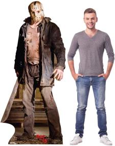 img 2 attached to 🔪 Friday The 13th (2009 Film) - Advanced Graphics Jason Voorhees Knife Cardboard Cutout Standup