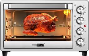 img 4 attached to 🍞 VIVOHOME 1600 Watts Convection Toaster Oven, 6 Slice, ​Extra-Large 37QT, Easy Operation, Stainless Steel, Silver