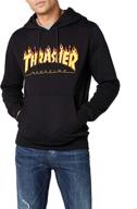 flame 🔥 thrasher hooded pullover логотип