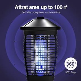 img 3 attached to 🦟 Mafiti Bug Zapper Electric Mosquito Killer - Indoor Outdoor Hanging Fly Traps, Gnats & Fruit Trap for Patio, Home, Restaurants, Kitchen, and Garden