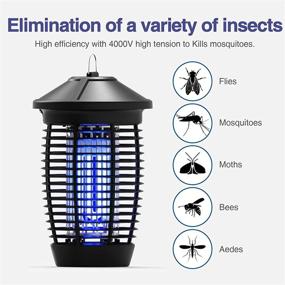 img 2 attached to 🦟 Mafiti Bug Zapper Electric Mosquito Killer - Indoor Outdoor Hanging Fly Traps, Gnats & Fruit Trap for Patio, Home, Restaurants, Kitchen, and Garden