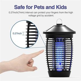 img 1 attached to 🦟 Mafiti Bug Zapper Electric Mosquito Killer - Indoor Outdoor Hanging Fly Traps, Gnats & Fruit Trap for Patio, Home, Restaurants, Kitchen, and Garden