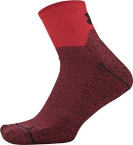 img 2 attached to 🧦 Under Armour Men's Phenom Quarter Socks, Set of 3