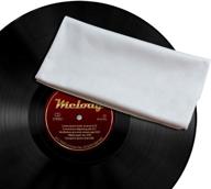 🧺 large 15x15 inch record cleaning cloth - pack of 5 - anti-static microfiber lint free cleaner for lp vinyl record, glasses, tv screen, laptop logo