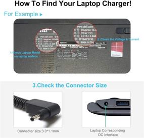 img 2 attached to 65W AC Adapter Laptop Charger for Acer Chromebook 11 R11 13 14 15 C720p C910 CB3 CB5 Series, P/N: A13-045N2A PA-1450-26 Laptop Adapter Supply Cord - New C720 C740 CB3-532 CB5-571 CB3-131 CB3-111-C670