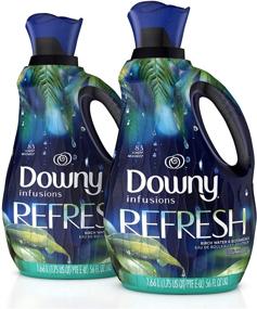 img 4 attached to Downy Infusions Fabric Conditioner (Softener)- Refresh, Birch Water & Botanicals | 56 Oz Bottles, 166 Loads