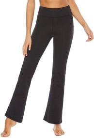 img 3 attached to Stelle Women Bootcut Yoga Pants with Pockets: High Waisted, Bootleg, Flare, 30/31/32 inches