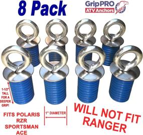 img 3 attached to 🔒 GripPRO ATV Anchors for Polaris Lock & Ride ATV Tie Down Anchors – Compatible with RZR, Sportsman – Set of 8 Anchors (Not Suitable for Ranger)