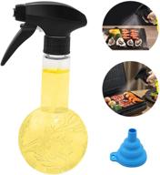 🍳 350ml white oil sprayer for cooking - reusable oil sprayer bottle with funnel, ideal for salad, bbq, kitchen baking, and roasting - olive oil sprayer logo