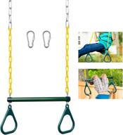 unleash fun and adventure with the ladyrosian trapeze bar swing set logo