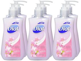 img 1 attached to 🌸 Dial Cherry Blossom & Almond Hand Soap: 6-Pack of 7.5 Fl Oz Bottles with Moisturizer