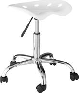 💺 onespace computer task chair: tractor seat design in stunning white logo