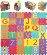 🌈 vibrant and versatile: stillcool 36 piece 5.9x5.9 interlocking colorful set logo