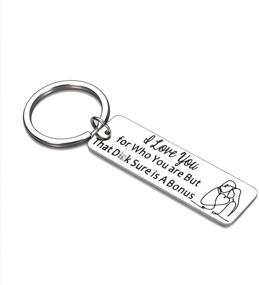 img 4 attached to 💑 Romantic Keychain: Perfect Gift for Boyfriend on Anniversary, Valentines, and Christmas