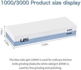 img 1 attached to Комплект для затачивания ножей LBS Whetstone Sharpening Multipurpose Waterstone Kit