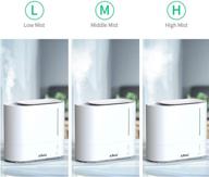 afloia cool mist air humidifiers: quiet, ultrasonic humidifiers for baby, home, and bedroom with auto shut off - 2200ml easy-to-clean water tank - top fill convenience logo