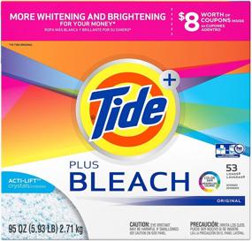 img 4 attached to 🍊 Tide Orange Original Laundry Detergent with Bleach Powder - 95 Ounce