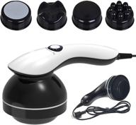 🔴 handheld cellulite massager with body sculpting function - full body massager hand held back massager electric foot massager - body shaping device for women - cellulite remover machine with 4 massage wand attachments logo