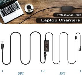 img 3 attached to 🔌 65W AC Adapter Charger Replacement for Acer Chromebook - A11-065N1A A13-045N2A PA-1650-80 PA-1450-26 N15Q9, 15 14 13 11 R11 CB3-532 CB3-131 CB5-132T CB5-571 C720 C740 N16P1 N15Q8 Power Cord