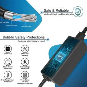 img 4 attached to 🔌 65W AC Adapter Charger Replacement for Acer Chromebook - A11-065N1A A13-045N2A PA-1650-80 PA-1450-26 N15Q9, 15 14 13 11 R11 CB3-532 CB3-131 CB5-132T CB5-571 C720 C740 N16P1 N15Q8 Power Cord