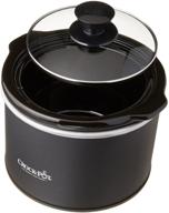 🍲 crock-pot scr151: manual slow cooker - 1-1/2-quart round, black логотип