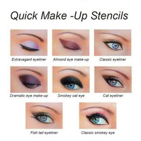 img 2 attached to Revolutionize Your Makeup Routine with Quick Make-Up Stencils: Eyeliner, Eyebrows, Eye Shadow – Your Ultimate Beauty Tool!