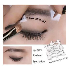 img 3 attached to Revolutionize Your Makeup Routine with Quick Make-Up Stencils: Eyeliner, Eyebrows, Eye Shadow – Your Ultimate Beauty Tool!