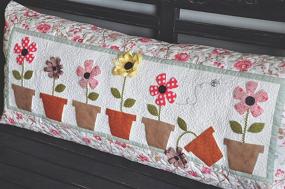 img 3 attached to Kimberbell May Flowers Bench Pillow