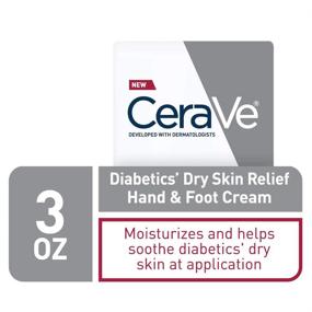 img 2 attached to 👐 CeraVe Diabetic Care Hand & Foot Cream Duo: Fragrance & Paraben Free, 3 oz - Relieve Dry Hands & Feet