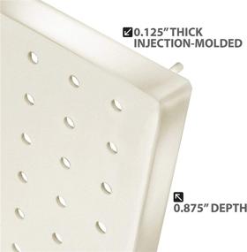 img 3 attached to Pegboard 1 Sided 2 Pack by Azar, White (771620)