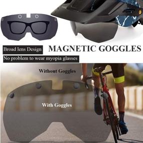 img 2 attached to ZVRU Mountain Bicycle Helmet: Enhanced Safety with Magnetic Goggles and Detachable Visor