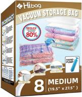 🧳 hibag space saver bags with vacuum technology - 8 medium vacuum storage bags логотип