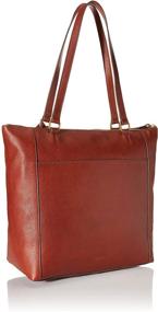 img 3 attached to 👜 Fossil Women's Leather Shopper Handbag: Stylish Top-Handle Bags for Women