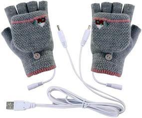 img 4 attached to 🧤 Mittens 2.0: USB-Powered Removable Double Sided Heating Mittens – Enhanced Computer Accessories & Peripherals