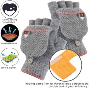 img 3 attached to 🧤 Mittens 2.0: USB-Powered Removable Double Sided Heating Mittens – Enhanced Computer Accessories & Peripherals