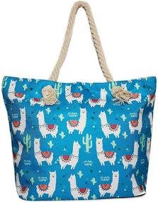 img 3 attached to 👜 Llama Beach Shoulder Tote: Stylish Handbags & Wallets for Women in Totes
